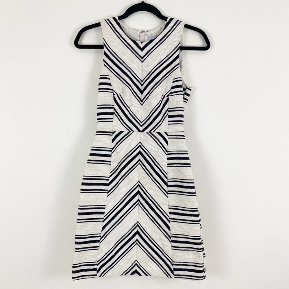 H&M Striped Sleeveless Lined Dress Size 4
